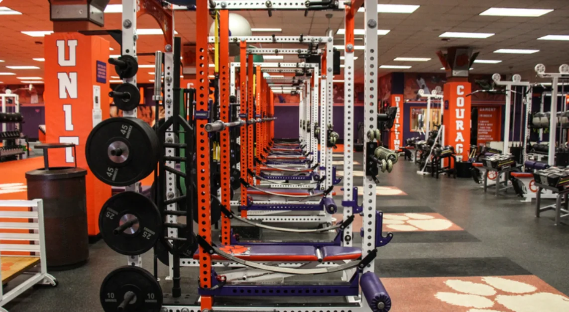 Sala de fuerza y acondicionamiento, Clemson University